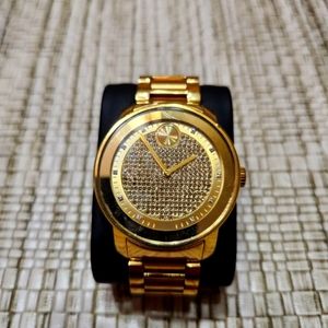 Mens gold Movado watch